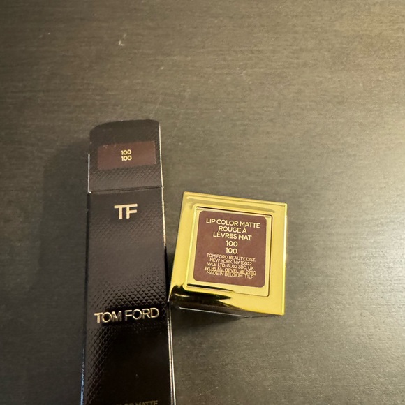 Tom Ford Lip Color Matte Shade 100 100 .1 oz 3 g Full Size NIB - Picture 5 of 7
